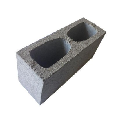 Bloco De Cimento / Concreto Estrutural Aparente Vazado 14X19X39 cm
