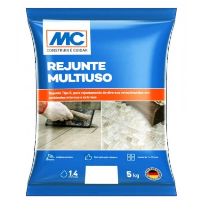 Rejunte Resinado Cimentício Multiuso Imbuia 5kg Argatex MC Bauchemie