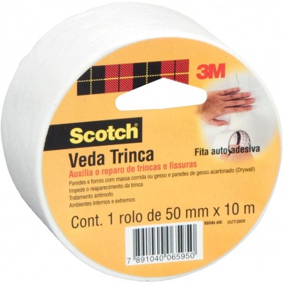 Fita Veda Trinca 50mm x 10m 3M Scotch