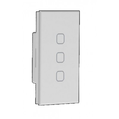 Interruptor Touch Easy Light c/ 3 Canais / 3 Cenários Branco Tholz