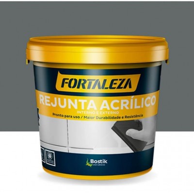Rejunte Acrílico Premium Platina 1kg Fortaleza Bostik