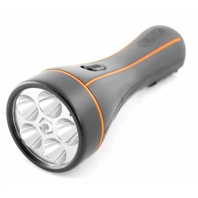 Lanterna ABS 5 LEDs Recarregável Bivolt c/ Plug Retrátil Foxlux