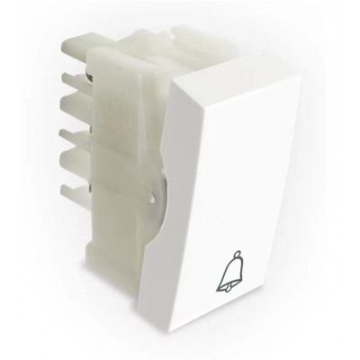 Módulo Pulsador Tipo Campainha Branco 10A 85017 Inova Pro Alumbra