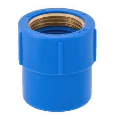 Luva Soldável Bucha Latão Azul PVC 25mm X 3/4" Amanco