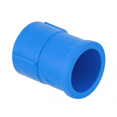 Luva Soldável Bucha Latão Azul PVC Redução 25mm X 1/2" Amanco