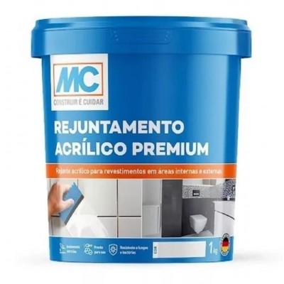Rejunte Acrílico Premium Branco 1kg Argatex MC Bauchemie
