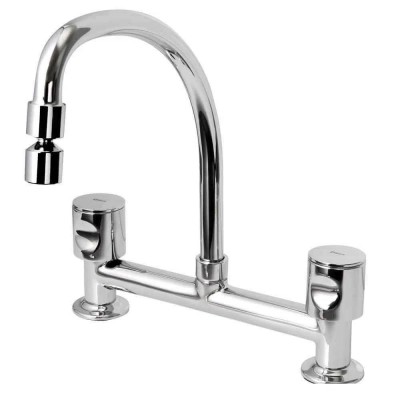 Torneira Misturador Mesa p/ Cozinha Cromada Aspen C-35 1256 Deca