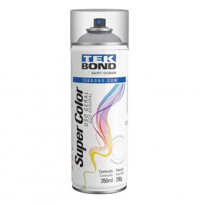 Verniz Spray Incolor Brilhante Uso Geral Super Color 350ml Tekbond