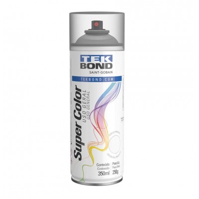 Verniz Spray Incolor Fosco Uso Geral Super Color 350ml Tekbond