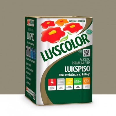 Tinta p/ Piso Acrílico Premium Plus Lukspiso Concreto 18L Lukscolor