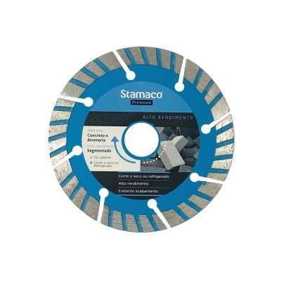 Disco de Corte Diamantado Premium Segmentado 4.1/2 4097 Stamaco