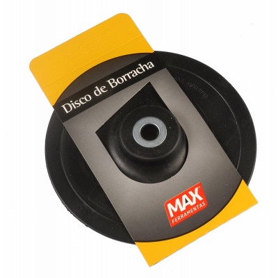 Disco Suporte De Borracha Semi-Rígido 4.1/2 " Max Ferramentas