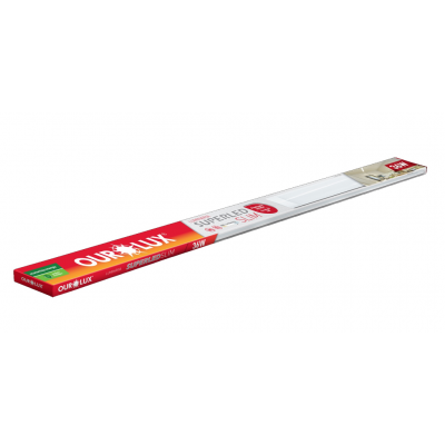 Luminária SuperLED Linear Slim 36W 120cm Bivolt Branca 6500K Ourolux