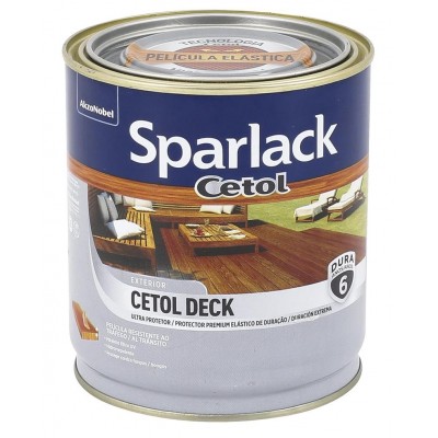 Verniz Protetor Cetol Deck Acetinado Natural Incolor 0,9L Sparlack