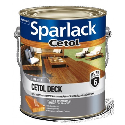 Verniz Protetor Cetol Deck Acetinado Natural Incolor 3,6L Sparlack