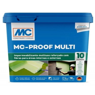 Impermeabilizante Multiuso 10 Aplicações MC Proof Multi 18kg MC Bauchemie
