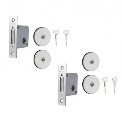 Fechadura Trava Tetra Dupla 11000Ixp Aço Inox Polido Pado