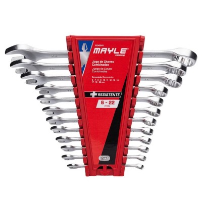 Jogo De Chave Combinada 6 a 22mm Com 12 Peças Mayle