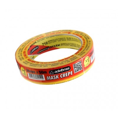 Fita Crepe Mask Uso Geral 24mm x 50m Adelbras