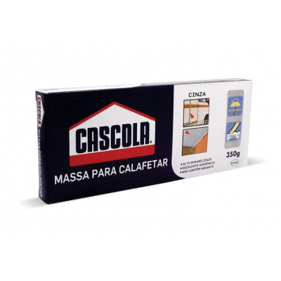 Massa Para Calafetar Cinza 350g Cascola