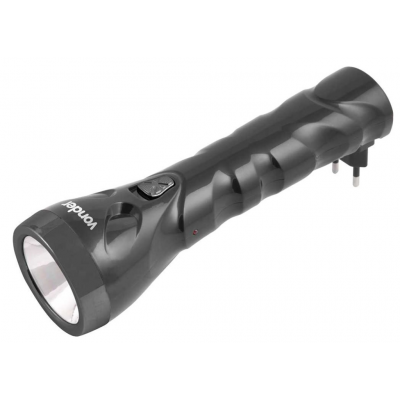 Lanterna 9 LEDs Recarregável Bivolt c/ Plug Retrátil Vonder