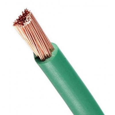 Fio Cabo Flexível Antichamas 16mm2 750V Verde por Metro Megatron