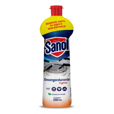 Desengordurante Cozinha Squeeze 500ml Sanol