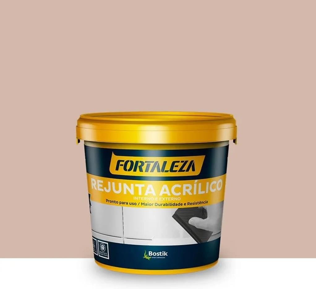 Rejunte Acrílico Premium Bege 1kg Fortaleza Bostik