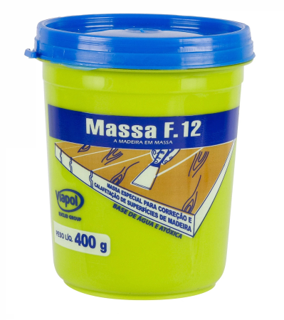 Massa para Madeira F12 Cerejeira 400g Viapol