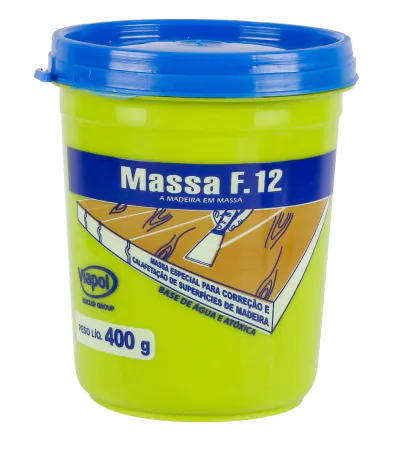 Massa para Madeira F12 Cumaru 400g Viapol