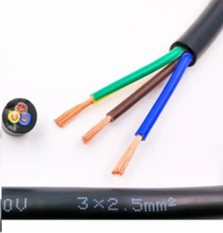 Fio Cabo PP Flexível Redondo 3x2,5mm2 500V por Metro Megatron