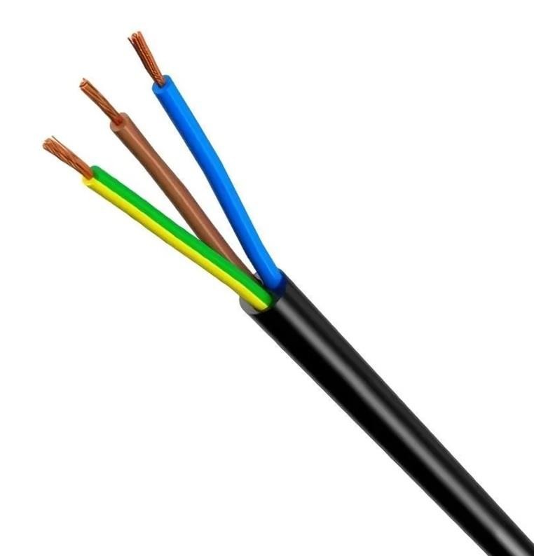 Fio Cabo PP Flexível Redondo 3x1,5mm2 500V por Metro Megatron