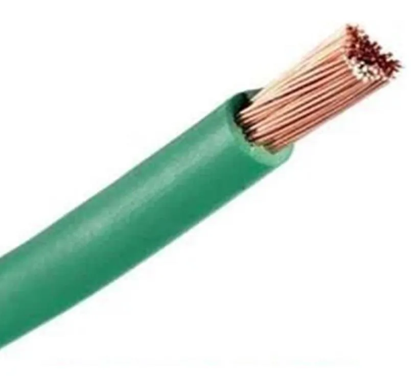 Fio Cabo Flexível Antichamas 10mm2 750V Verde por Metro Megatron