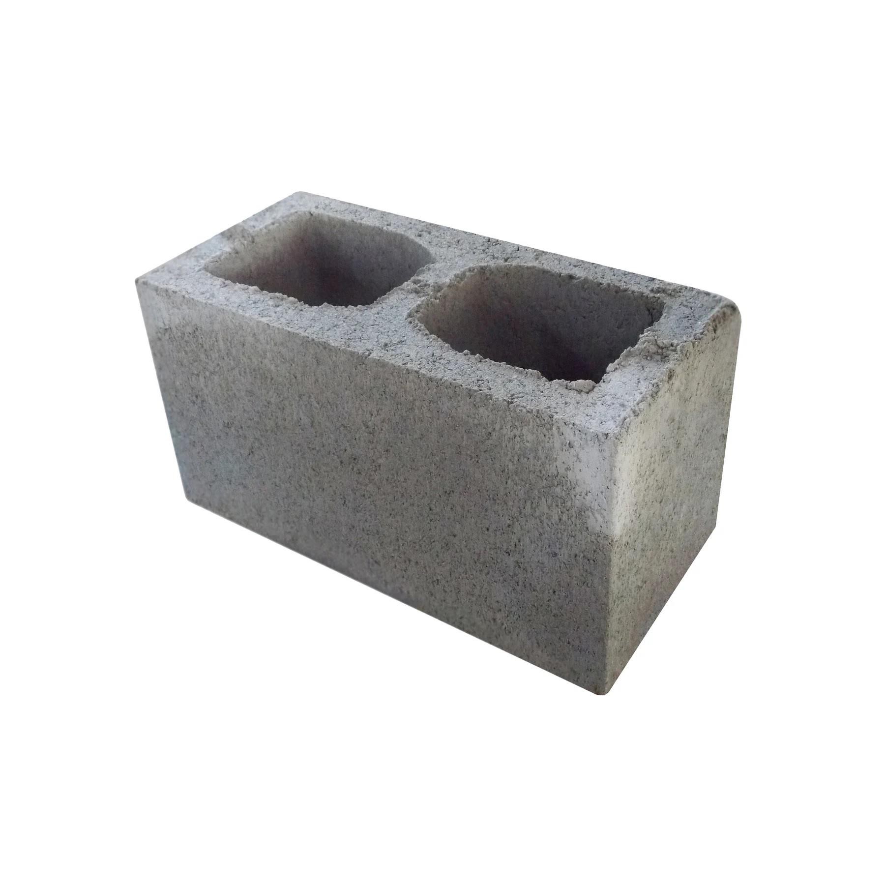 Bloco De Cimento / Concreto Estrutural Aparente Vazado 19X19X39 cm