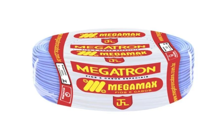 Fio Cabo Flexível 1,5mm2 750V Azul Rolo C/100M Megatron