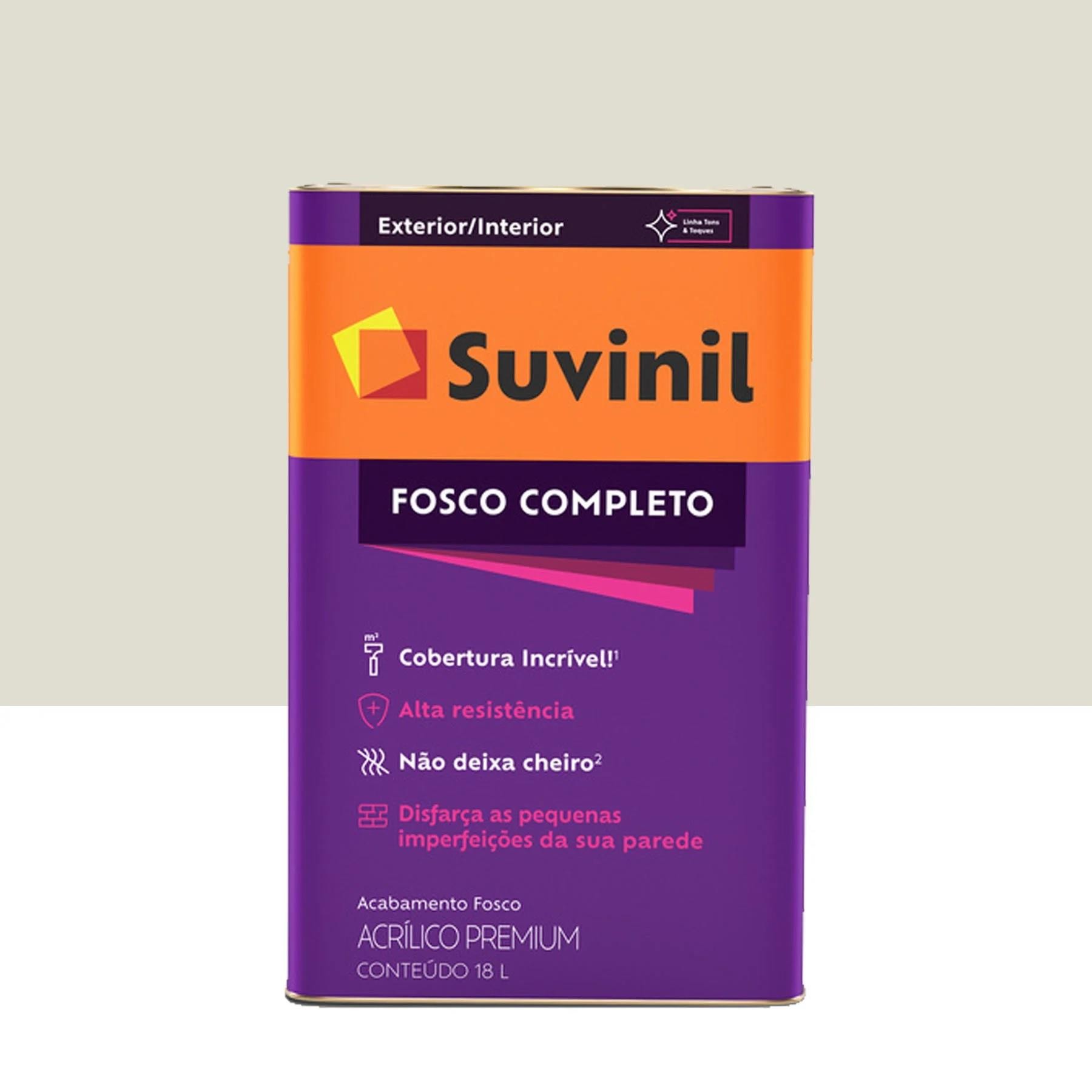 Tinta Acrílica Fosco Completo Premium Gelo Fosco 18L Suvinil