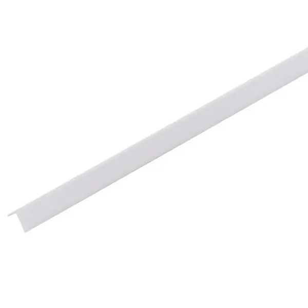 Cantoneira Tipo L Sobrepor p/ Parede Alumínio Branca 3m x1/2"(1,27cm)