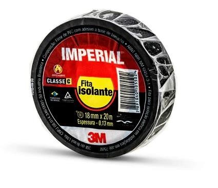 Fita Isolante Uso Doméstico 20m Imperial 3M