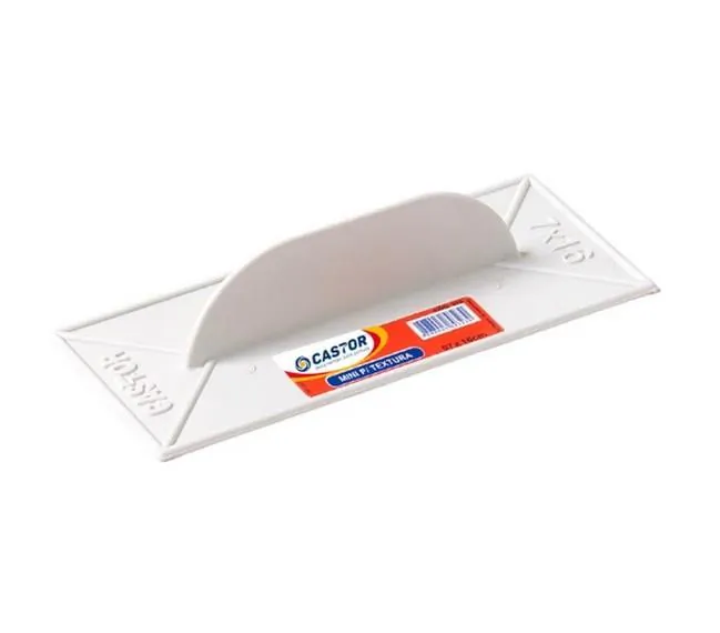 Desempenadeira PVC Mini para Grafiato 07X16cm Castor