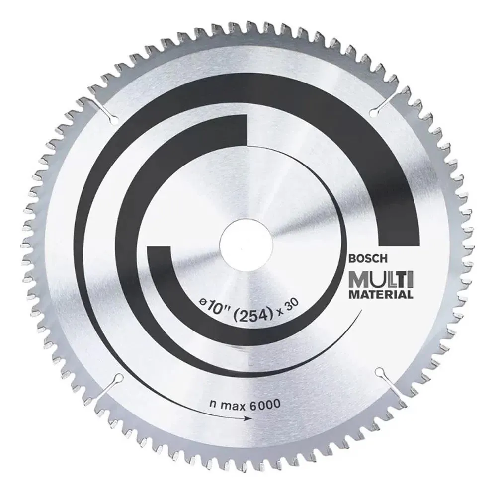 Disco de Corte Multimaterial p/ Serra Circular 10" 100 Dentes Bosch