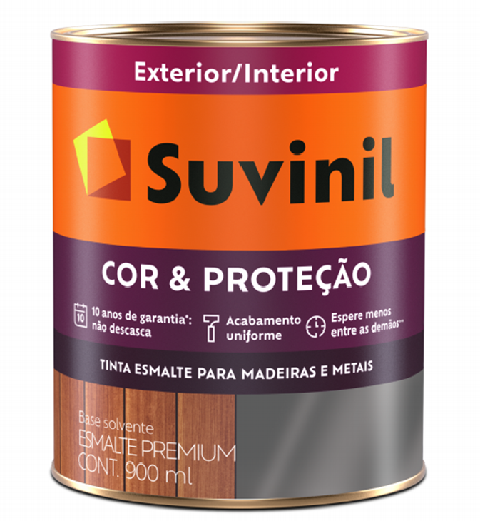 Esmalte Sintético Premium Cor e Proteção Brilhante Branco 0,9L Suvinil