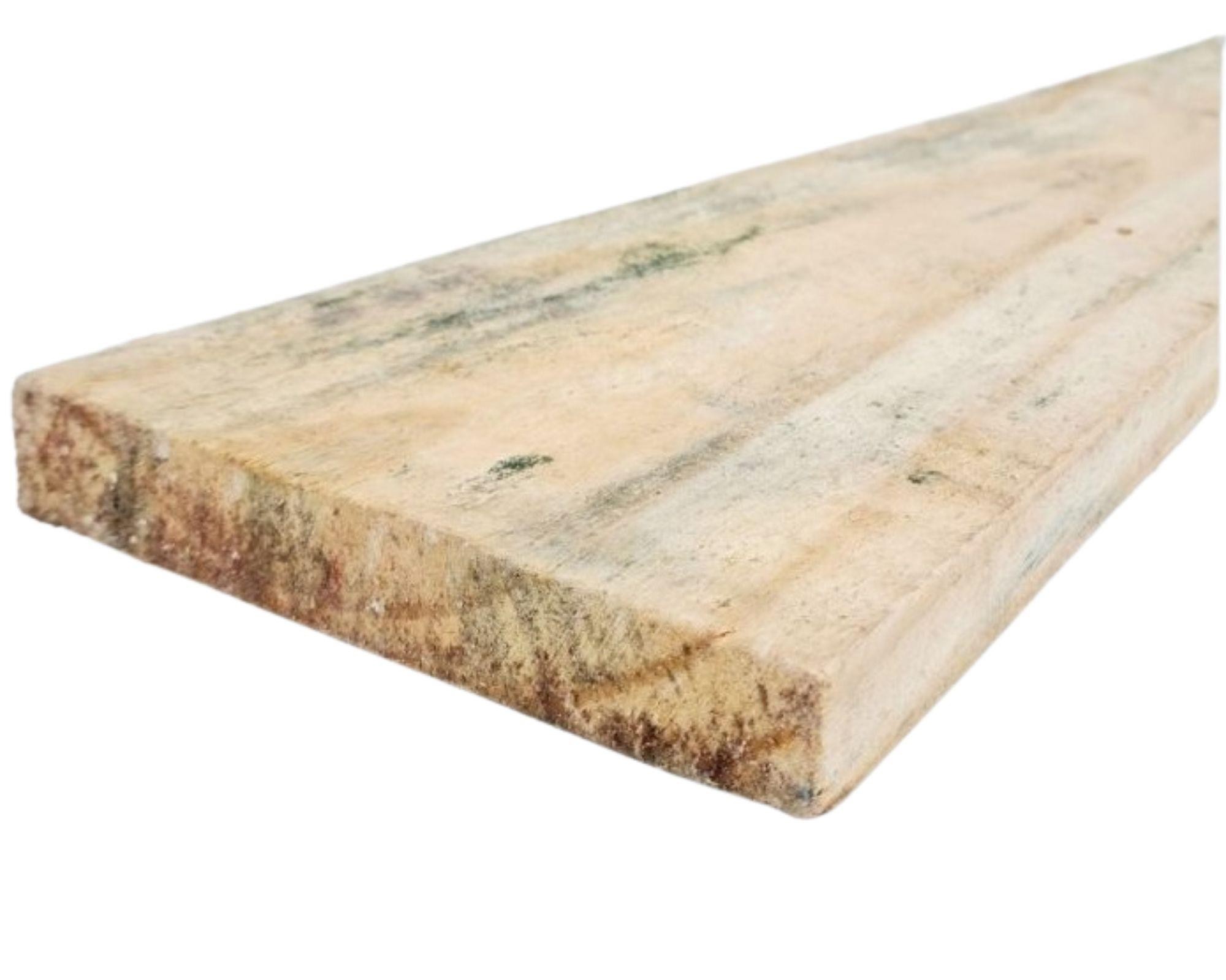 Tábua de Madeira Pinus Natural Bruta 30cm x 3m