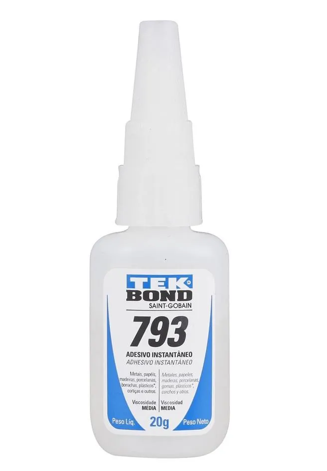 Cola Adesivo Instantâneo Multiuso 793 20g Tekbond