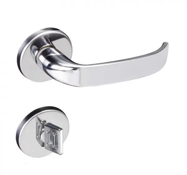 Fechadura P/ Porta de Banheiro Cromada 40mm Roseta ZM Magnum Pado