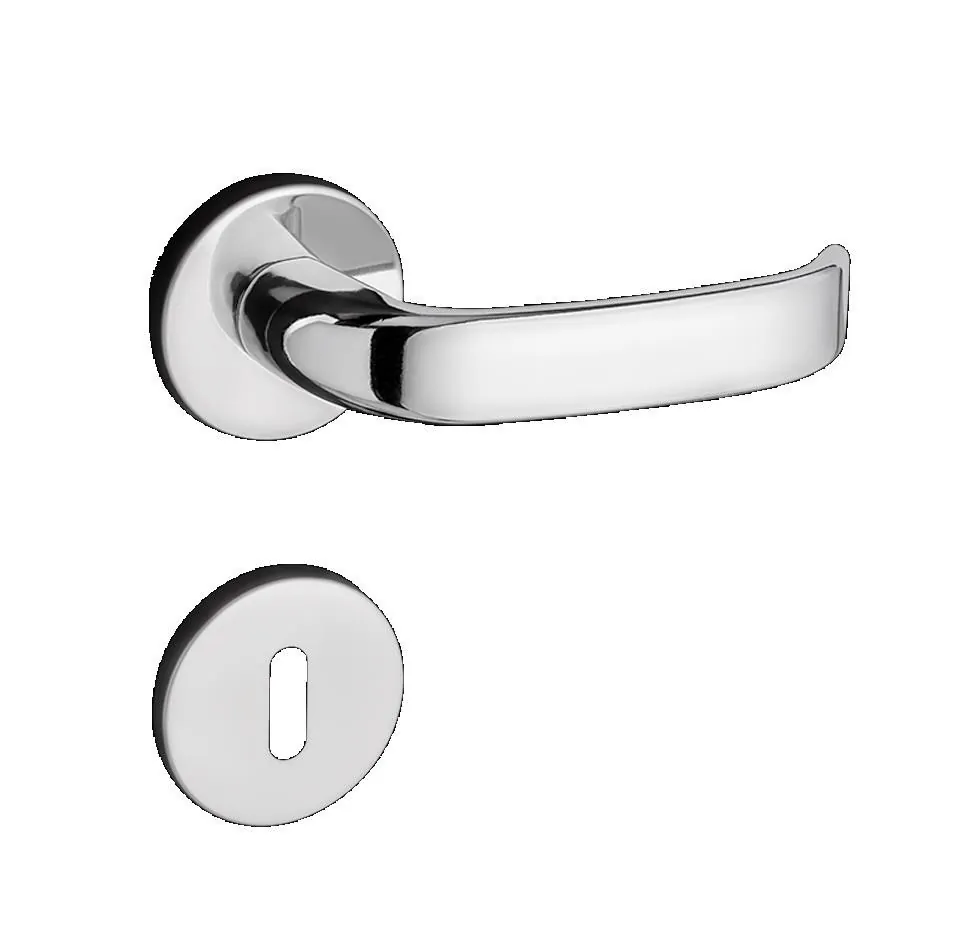 Fechadura P/ Porta Interna Cromada 40mm Roseta ZM Magnum 931 Pado