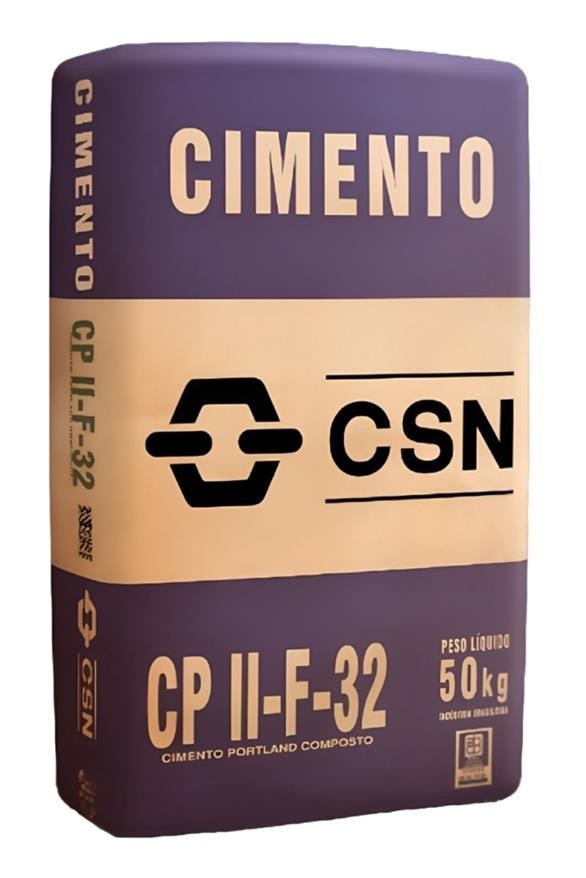 Cimento CPII CP2 F-32 Uso Geral 50kg CSN