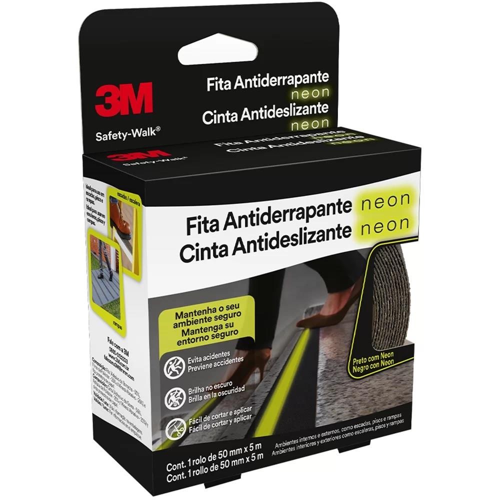 Fita Antiderrapante Neon 50mmx5m Safety Walk 3M