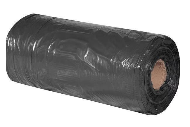 Lona Plástica Preta Média 80 Micras Rolo 50m X 4m