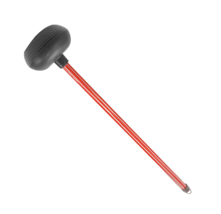 Desentupidor Reforçado Vaso Sanitário Manual c/ Cabo Madeira 60cm Forsan
