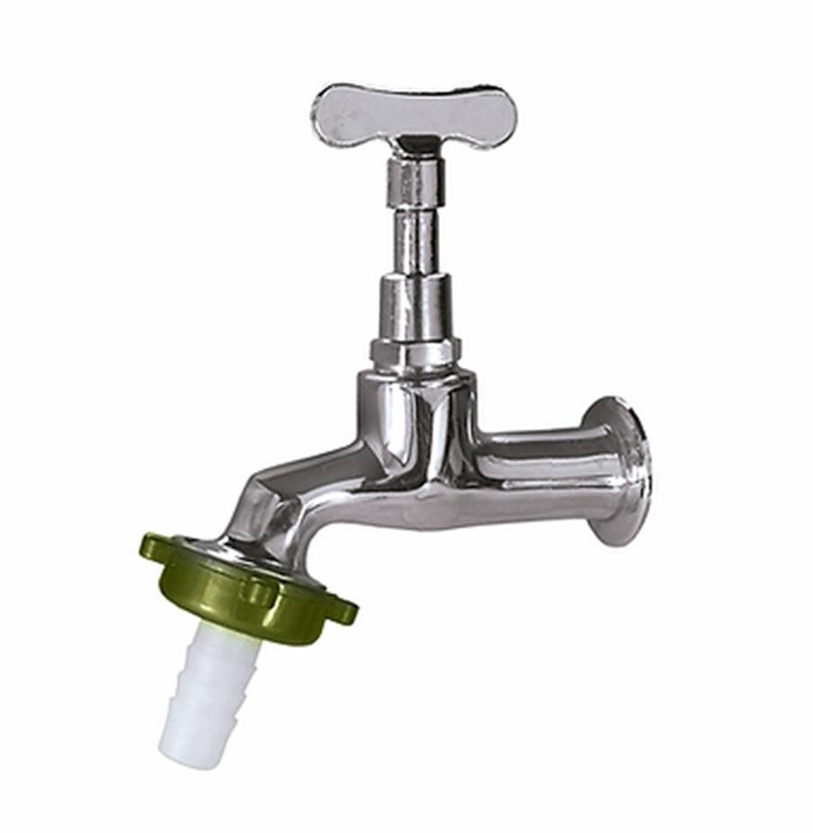 Torneira p/ Jardim e Tanque Curta Cromada 1128 Hidroprata